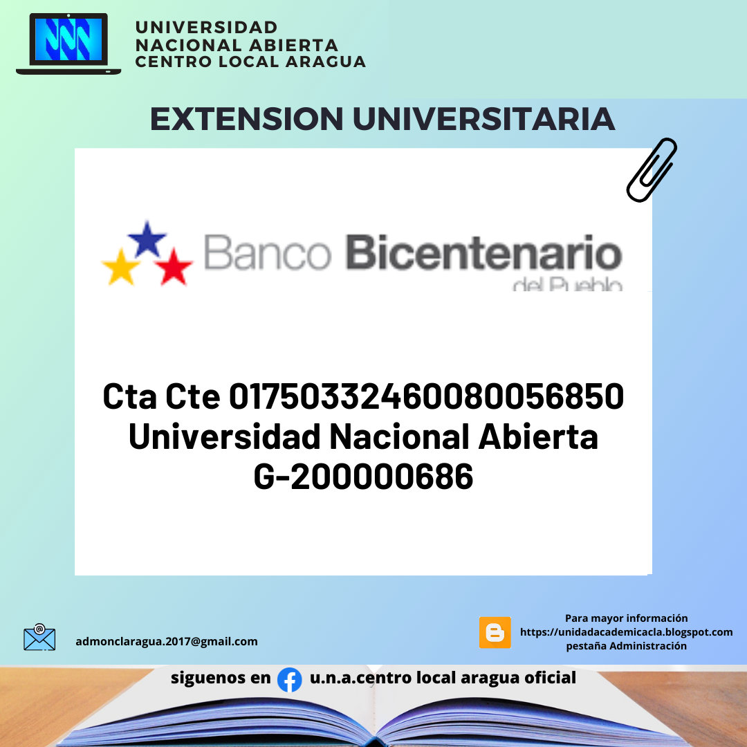 Pagos Extensión Universitaria